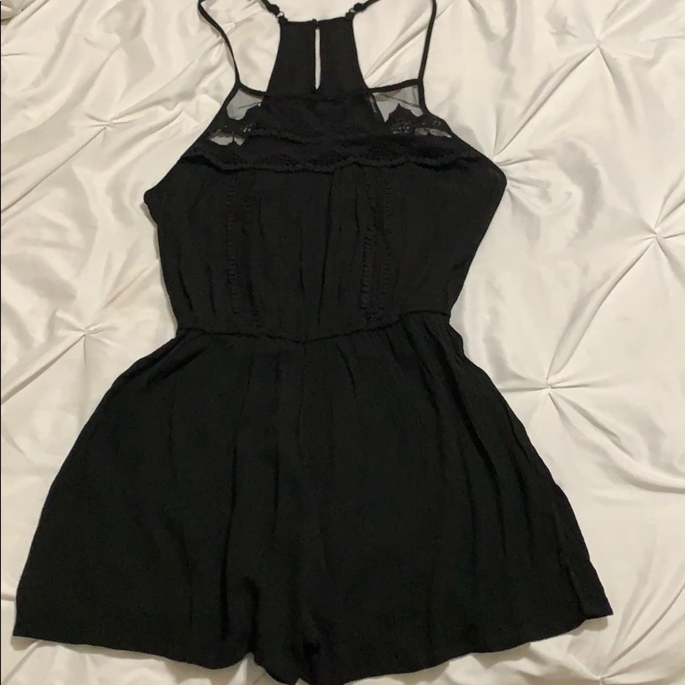 Black Romper from Fashion Nova
